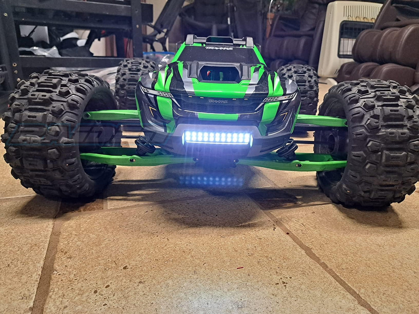 New Super Bright Front Bumper LED Lamp Light for Traxxas 1/5 6S 8S X-MAXX 1/6 XRT - White
