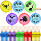 30 Pcs Dinosaur Valentine'S Day Punch Balloons For Kids 18 Inch Animal Pirate Skull Punching Balloon Punch Bounce Balls With Rubber Band For Valentines School Gift Exchange Birthday Party(Dinosaur)