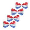 Beistle Glitz N Gleam Bow Tie Pack of 4