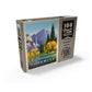 Mypuzzle Yosemite National Park: Golden Vista, Vintage Poster - Premium 100 Piece Jigsaw Puzzle For Adults