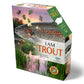 Madd Capp: I Am Trout - 300 Piece Jigsaw Puzzle- Fish-Shaped Puzzle, 28X12 Finished Size, Includes Fun Facts Booklet