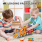 Veslier Toddler Toys Car for Boys Girls Age 1-3 3-5, 5 in 1 Carrier Transport City Vehicles Toys,Kids Toy Cars for Toddlers 1-3,