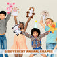 Liliful 6 Pieces Animal Hand Puppets Kids With Working Mouth Animal Puppets Toddler Plush Toy For Show Theater Birthday Easter Basket Stuffers(Farm Animal)