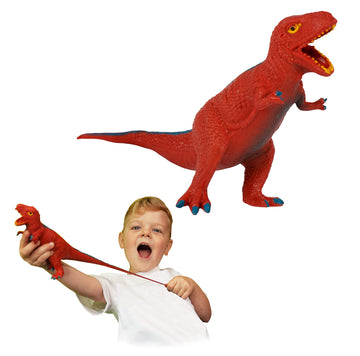 Rep Pals - T-Rex, Stretchy Toy from Deluxebase. Super Stretchy Animal replicas That Feel Real, Great for Kids