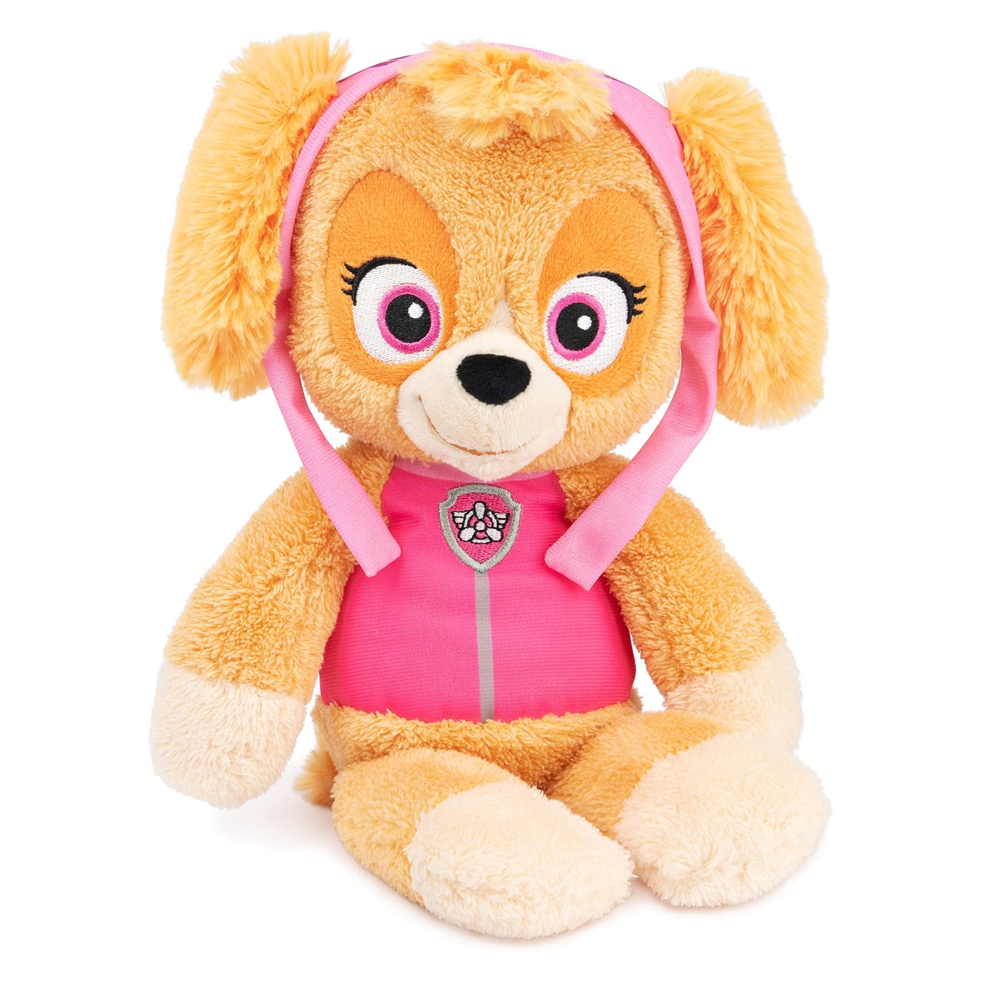 GUND PAW Patrol Official Skye Take Along Buddy Plush Toy  enhanced Stuffed Animal for Ages 1 & Up  Pink/Brown  13 