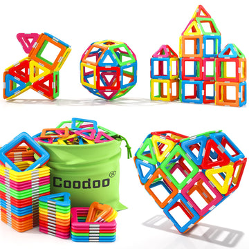 Magnetic Building Blocks Stem Toy For Kids 3+ - Endless Educational Play Value