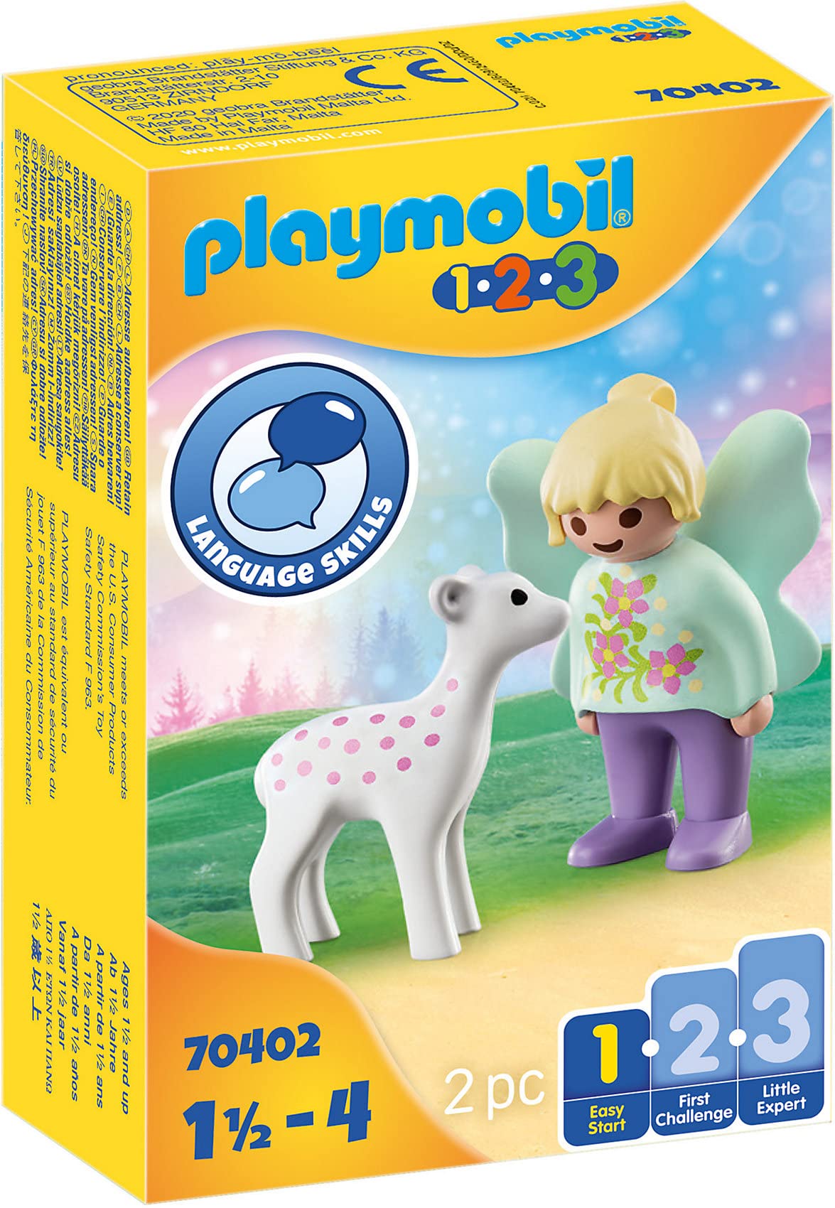 Playmobil Fairy Friend With Pawn 70402 1.2.3 For Young Kids