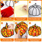 32 Sets Fall Thanksgiving Suncatchers Craft Kit DIY Window Stained Glass Effect Autumn Harvest Paper Crafts Home School Classroo