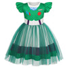 HenzWorld Little Girls Buzz Lightyear Dress Fancy Buzz Lightyear Costume Dress up for Girls Toddler Halloween Cosplay Party Outf