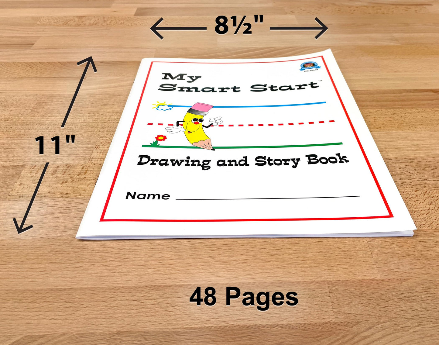 Teacher Created Resources (76549) Smart Start Drawing & Story Book 1-2 Journal
