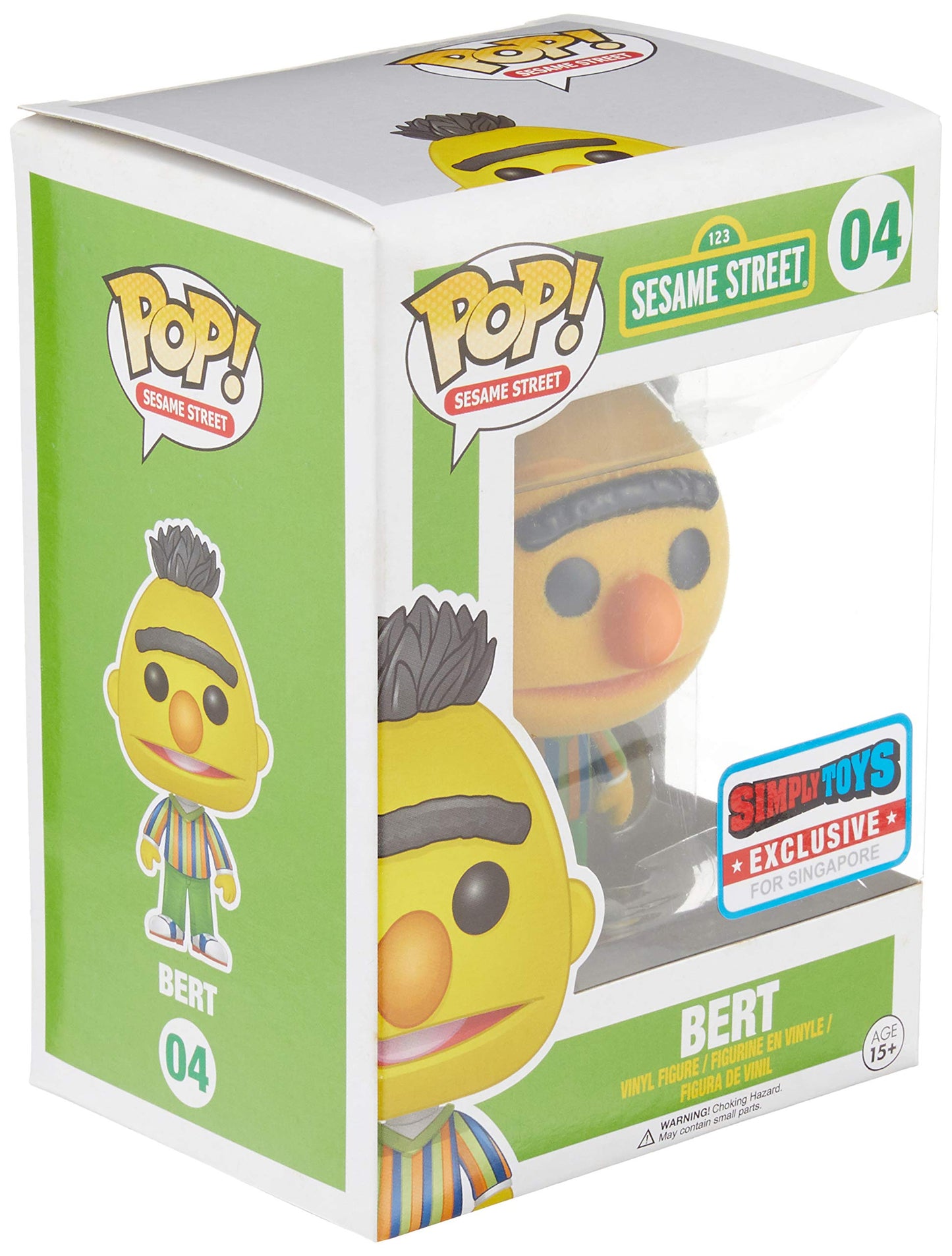 Barnes & Noble Exclusive Flocked Bert Funko Pop