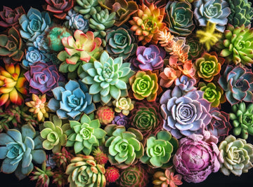 Cross & Glory 1000 Piece Jigsaw Puzzle - Succulent Symphony, Large, Premium Quality Cardboard, Colorful Artwork, Model CG-M-021