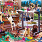 Buffalo Games - Steve Read - Painting Puppies - 750 Piece Jigsaw Puzzle for mature-themeds -Challenging Puzzle Perfect for Game Nights - Finished Size is 24.00 x 18.00
