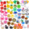 LanMa 90 Pcs Inflatable Drink Holders Bulk Pool Drink Floats Cup Holder with Pump for Swimming Pool Party