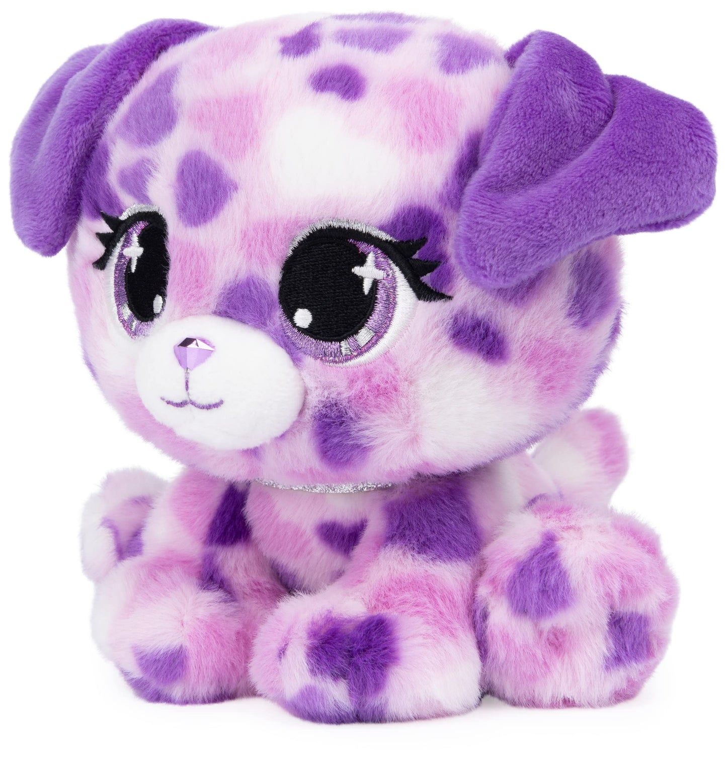 GUND P.Lushes Pets Callie La’Pooch Puppy Stuffed Animal, 6", Purple/Pink, Model 6065982, Soft Fabric