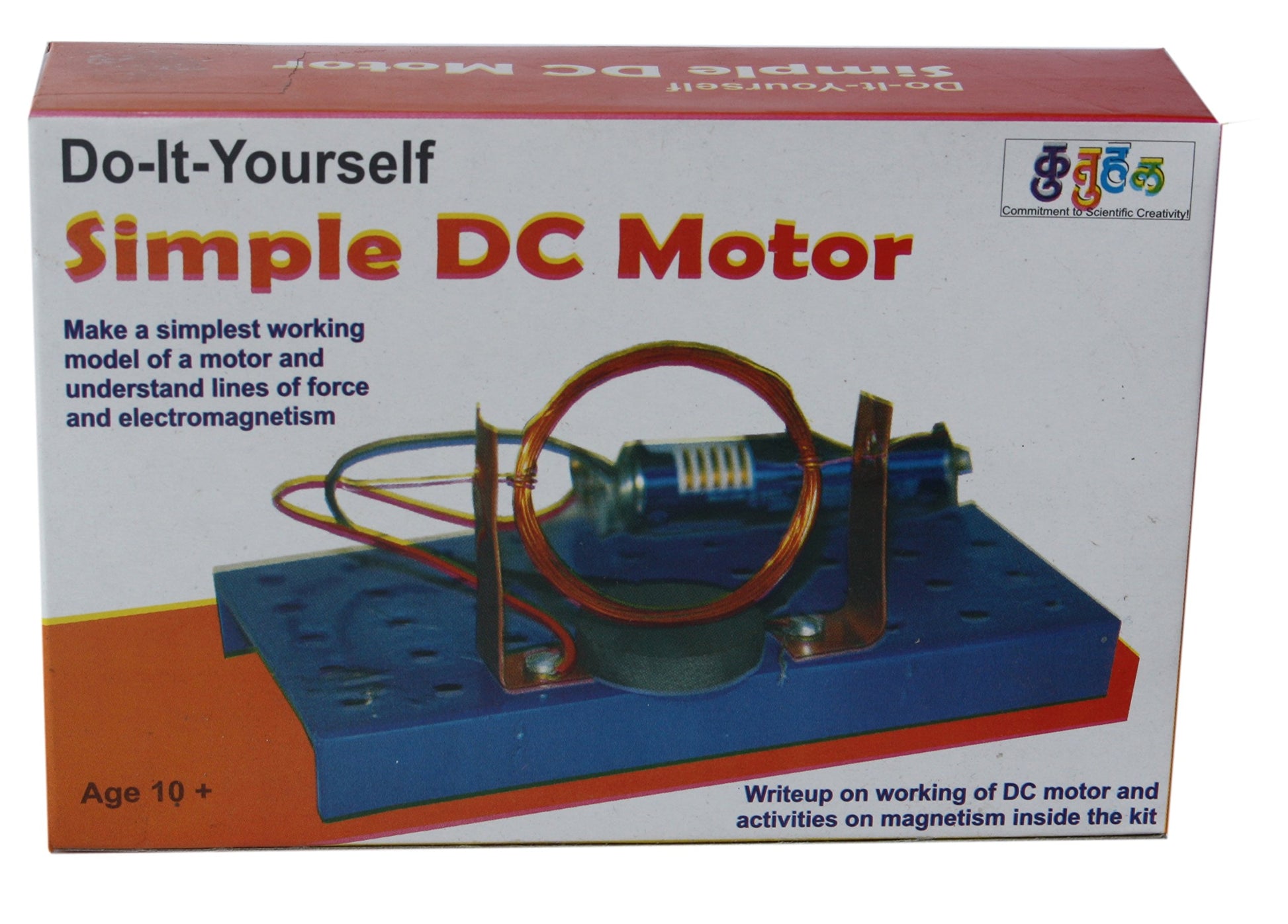 Kutuhal (A158) Simple Dc Motor Do It Yourself School Project Science Fair Diy Kit. Educational Gift.