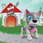 Nkok Usb Petbotz - Robo Puppy, Rechargeable, Miniature, Interactive Pet Robot, Lights Up, Sound Activated, Makes Noises On Command, Comes With Pet Bowl And Bone, Usb Charger Included