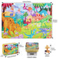 Yogeon Puzzles For Kids Ages 4-8, 3-5,100 Piece Dinosaur Puzzles For Toddler 4-6,Floor Puzzle Age 5-7 Children Learning Preschoo