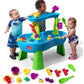 Step2 Rain Showers Splash Pond Water Table, Kids Water and Sand Activity Sensory Playset, Summer Outdoor Toys, 13 Piece Water To