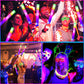 161 Pcs Glow In The Dark Party Supplies, Light Up Party Favors With 100 Glow Sticks, 16 Foam Glow Sticks, 16 Led Glasses, 16 Fin