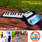 Rock And Roll It - Piano. Roll Up Flexible Classic Toy Piano Keyboard for Kids. 49 Keys Hand Roll Silicone Portable Piano Pad. F