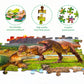 Puzzles For Kids Ages 4-6 - 2 X 60 Pieces Puzzles For Kids Ages 3-5 6-8 - World Of Huge Dinosaurs - Learning Educational Toys Fo