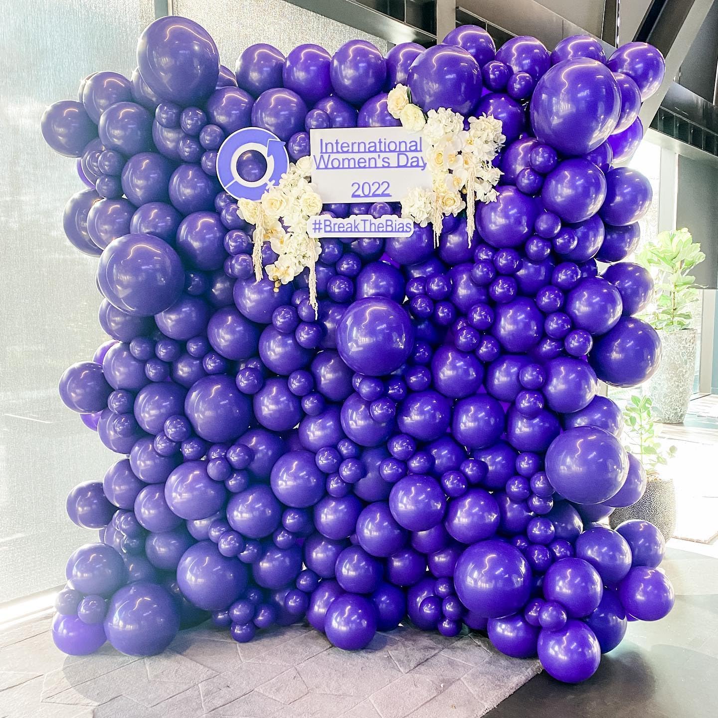 Bezente Dark Purple Latex Party Balloons - 150 Pack 5 Inch Matte Small Purple Helium Balloons For Graduation Halloween Wedding B