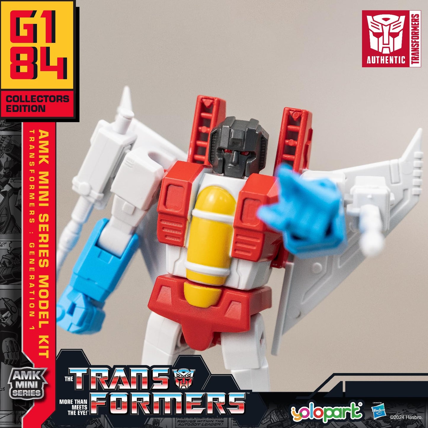Starscream Transformer Toy,Amk Mini Series Transformers G1 Action Figures,4.33 Inch Highly Articulated Transformers Decepticon Model Kit,Collectible Toys For Boys Girls Age 8 And Up,No Converting