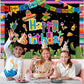 Mexican Party Backdrop Happy Birthday, Fiesta Party Backdrop, Cinco De Mayo Carnival Party Decorations, Colorful Wall Background