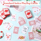 Zubebe 24 Pack Heart Playing Card Valentine'S Day Poker Cards Bulk Vintage Cupid Party Game Standard Index Decks For Adult Famil