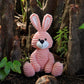 Apricot Lamb Toys Plush Corduroy Rabbit Bunny Stuffed Animal Soft Cuddly Perfect For Child （Red Bunny,8.5 Inches