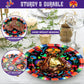 100Pcs Mexican Fiesta Party Plates And Napkins Party Supplies Mexico Tableware Dinnerware Set Party Decorations For Dia De Los M