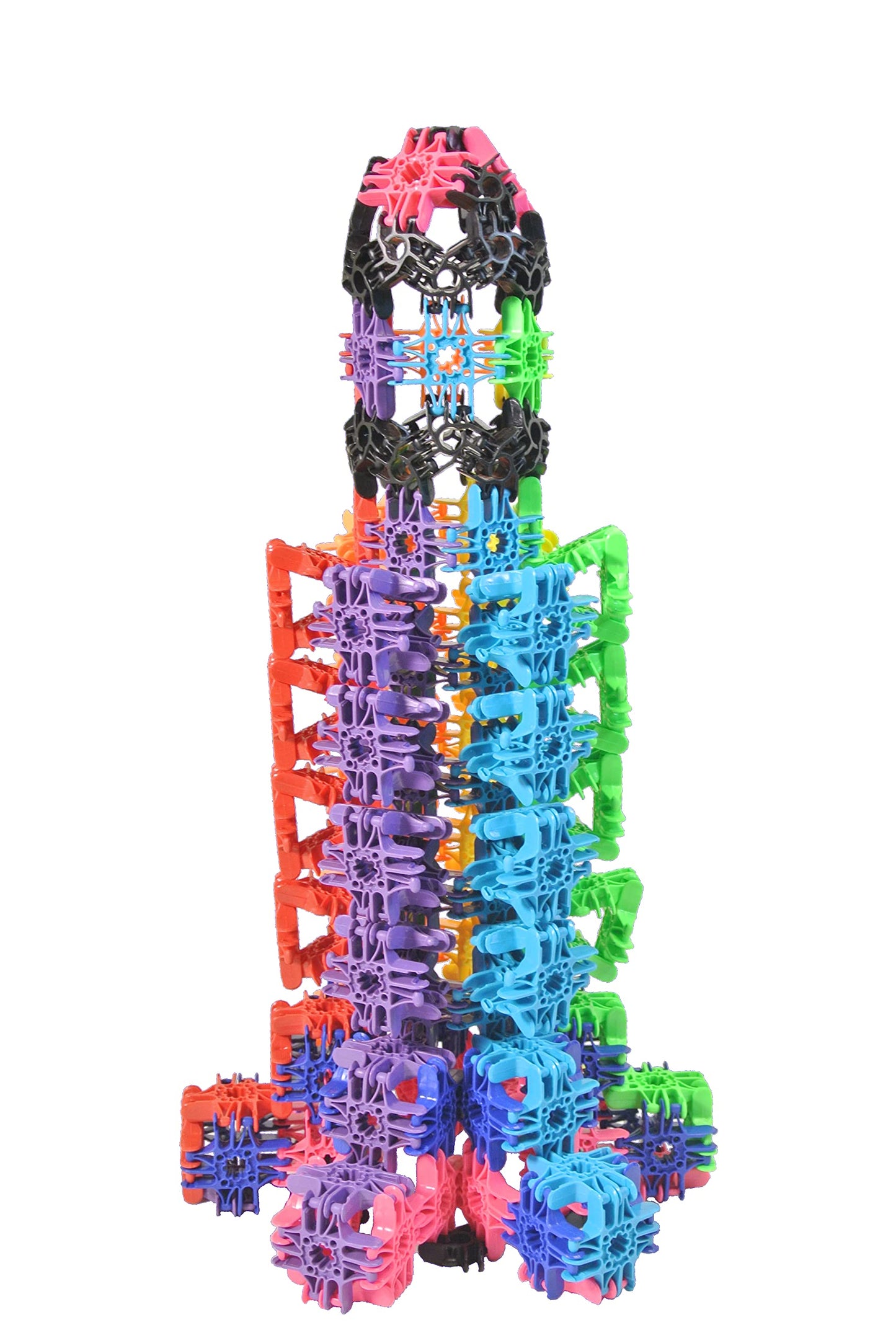 Lux Blox Steam Inventor Set, Rainbow, Neon Green, Neon Orange, Yellow, Teal Blue, Red, Royal Blue, Purple, Neon Pink