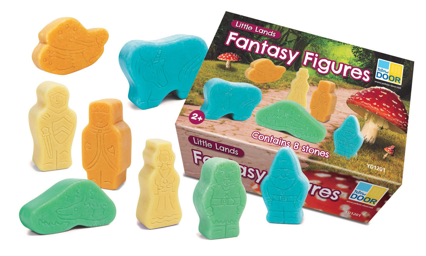 Little Lands  Fantasy Figures, Set of 8 Stone Figures