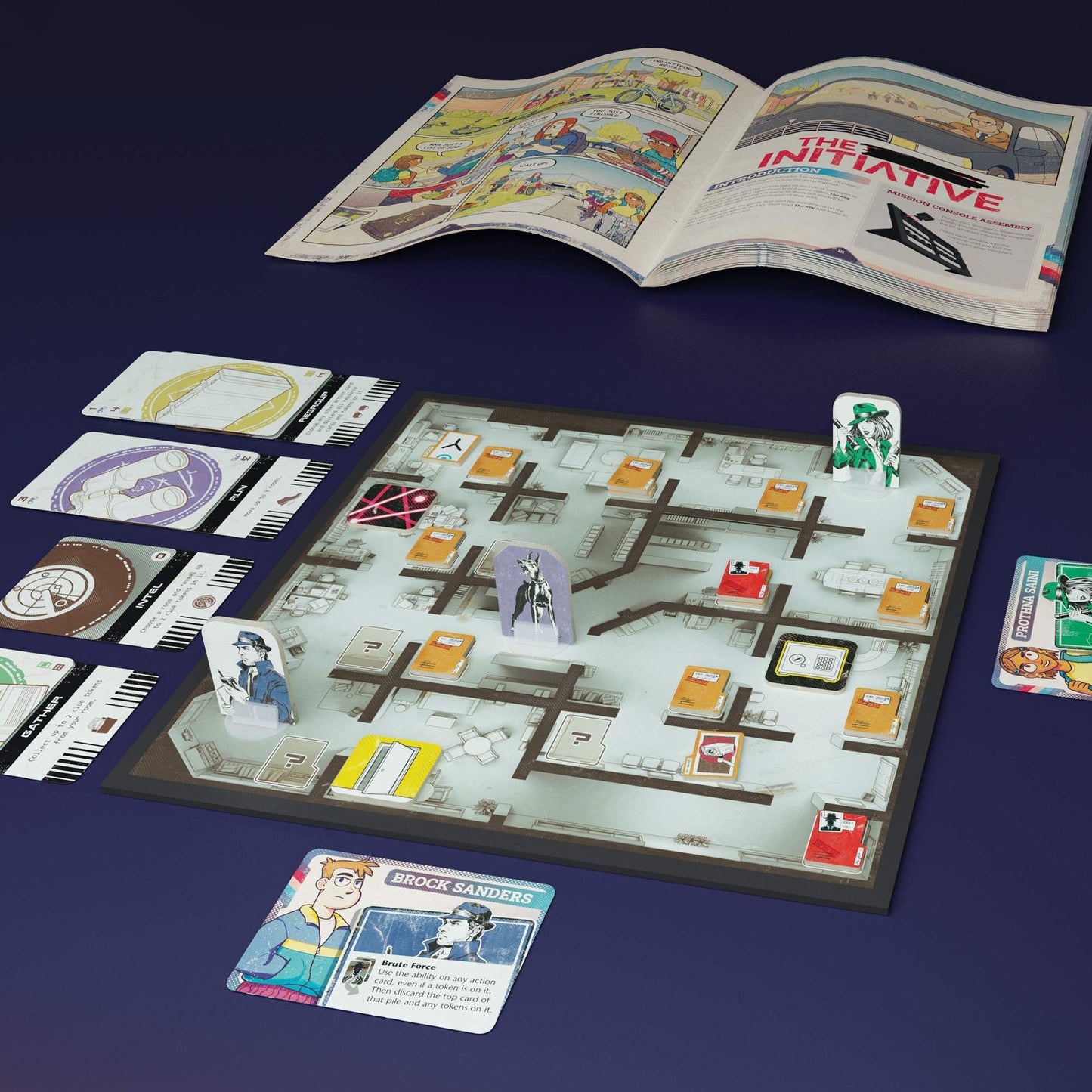 The Initiative Board Game | Strategy/Narrative Puzzle/ Escape Room Game For Adults And Kids | Ages 8 And Up | 1 To 4 Players | A