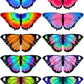Irolewin Toddler Kids Butterfly-Wings For Girls Butterfly-Costume 10 Bulk Fairy Dress Up Wings As Boys Christmas Party Favors