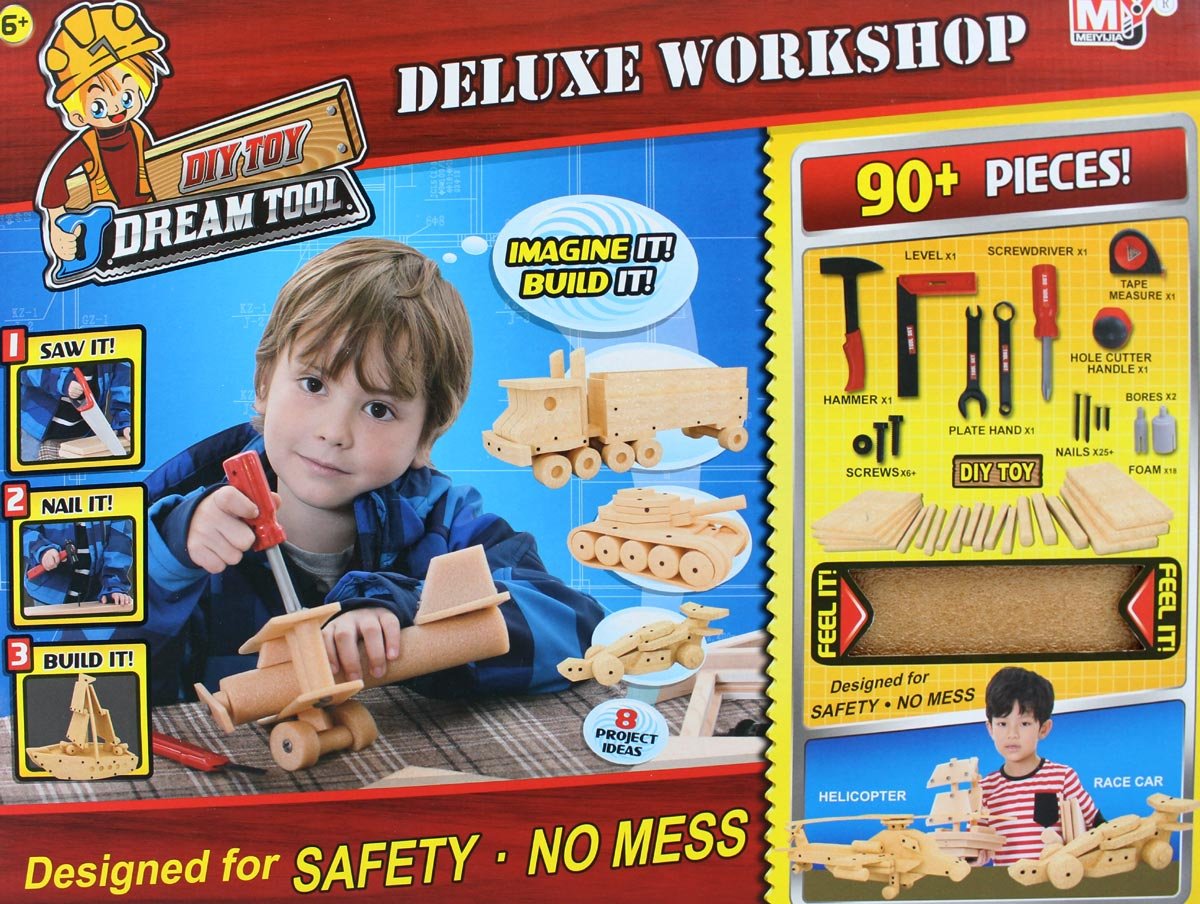 AZ Trading & Import PS96 Wood Workshop Kit for Kids