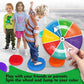 Smartyeen Stepping Stones For Kids,8/12 Pcs Durable Non-Slip Balance Stones Indoor Outdoor Toys For Toddlers Develope Kids Balance And Coordination Skills