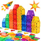 Gemmicc Magnetic Tiles, Magnet Toys Building Blocks For Kids, Stem Approved Educational Toys, Magnet Puzzles Stacking Blocks For Boys Girls,55 Pcs Starter Set