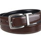 Dockers Boys Big Reversible Dress And Casual Belts, Brownblack, Large