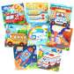 Zeoddler Wooden Puzzles For Toddlers, 8 Pack Vehicle Jigsaw Puzzles For Kids3-5, 9 Pieces Preschool Learning Activities, Learnin