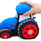 Toyland 21Cm (8 Inch) Plush Farm Tractor - Boys & Girls Bedroom Decoration (Blue)