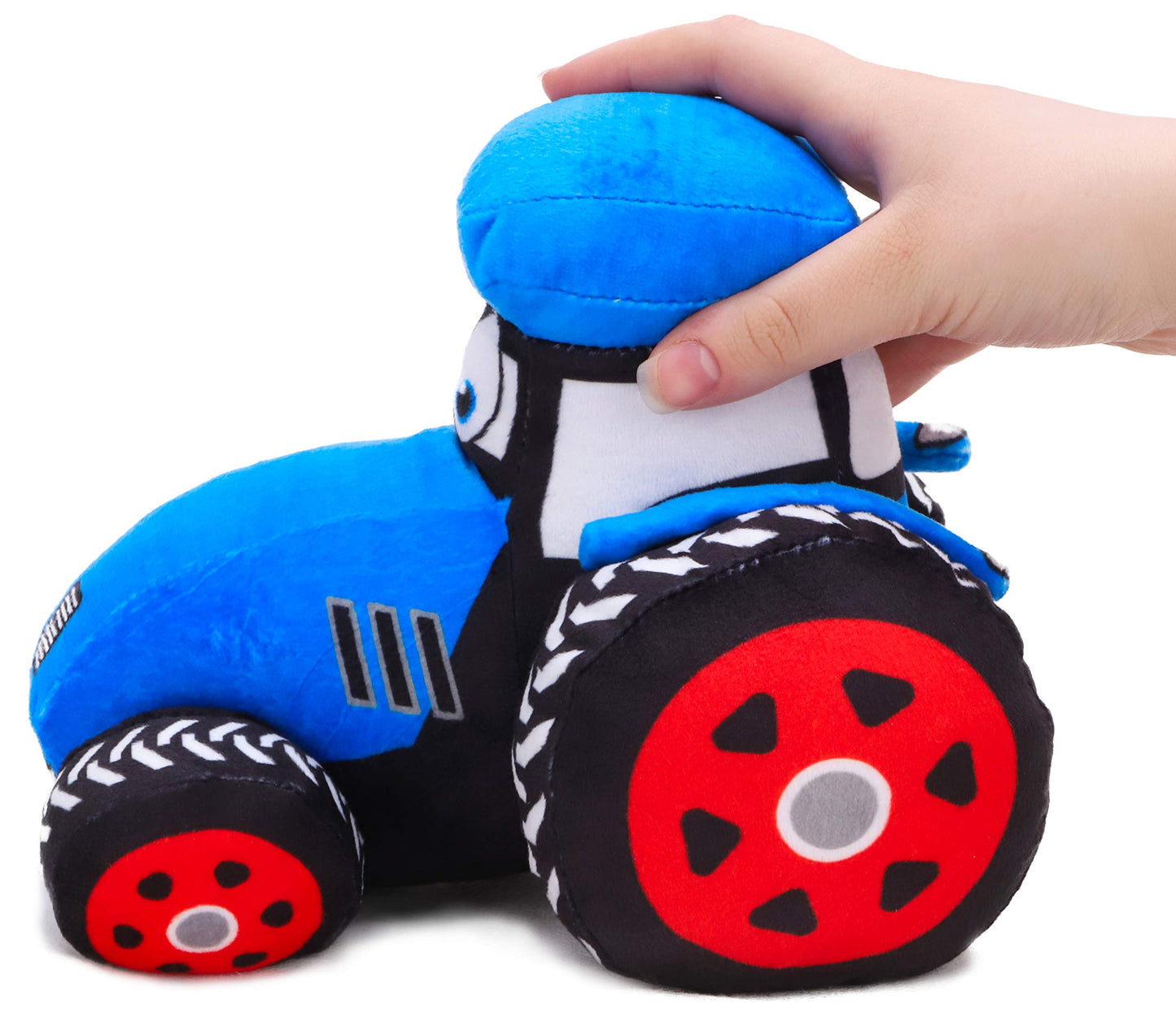 Toyland 21Cm (8 Inch) Plush Farm Tractor - Boys & Girls Bedroom Decoration (Blue)