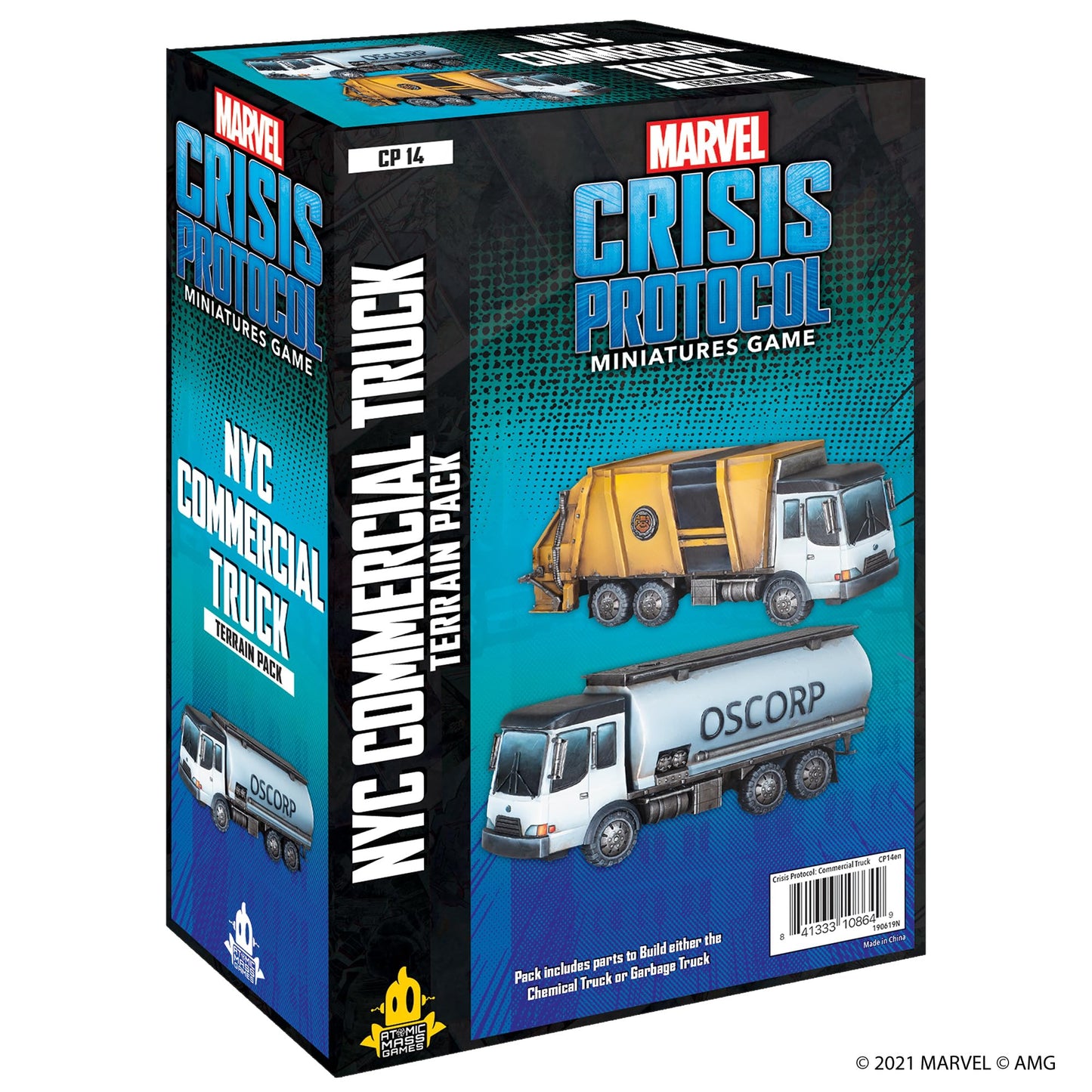 Atomic Mass Marvel Crisis Protocol: Nyc Commercial Truck, Various (Cp14En)