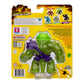 Heroes of Goo Jit Zu Stretch Strikers Hero Pack - Rock Jaw Action Figure, Multicolor, Stretches 3X Size, Model 42845