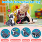 Pattern Gray Robotic Cat Toy For Kid That Move And Meow Purrs Touch Control Kitten Toys Animated Realistic Kitty Toys Kitten Robot Toy For Halloween Birthday H:12'