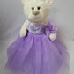 KINNEX COLLECTIONS SINCE 1997 20 Teddy Bear with Elegant Dress (Centerpiece) ~ B16631N-5 (Lavender)