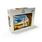 MyPuzzle 1000 Piece Jigsaw Puzzle - Seljalandsfoss Waterfall Sunset, Colorful Cardboard for Adults