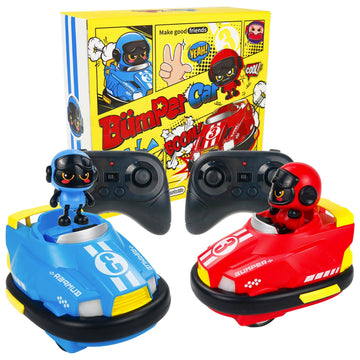 Toymaker Remote Control Car For For Kids Age 3+,Hobby Rc Car Bumper Set 2Pk Race Cars Toys With Music And Led Lights,Christmas B