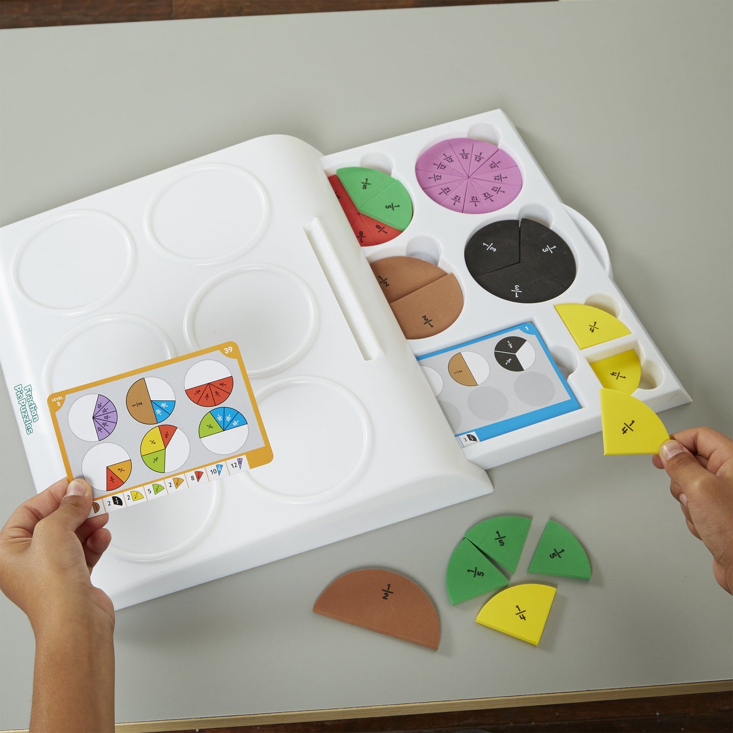 Educational Insights Fraction Pie Puzzles